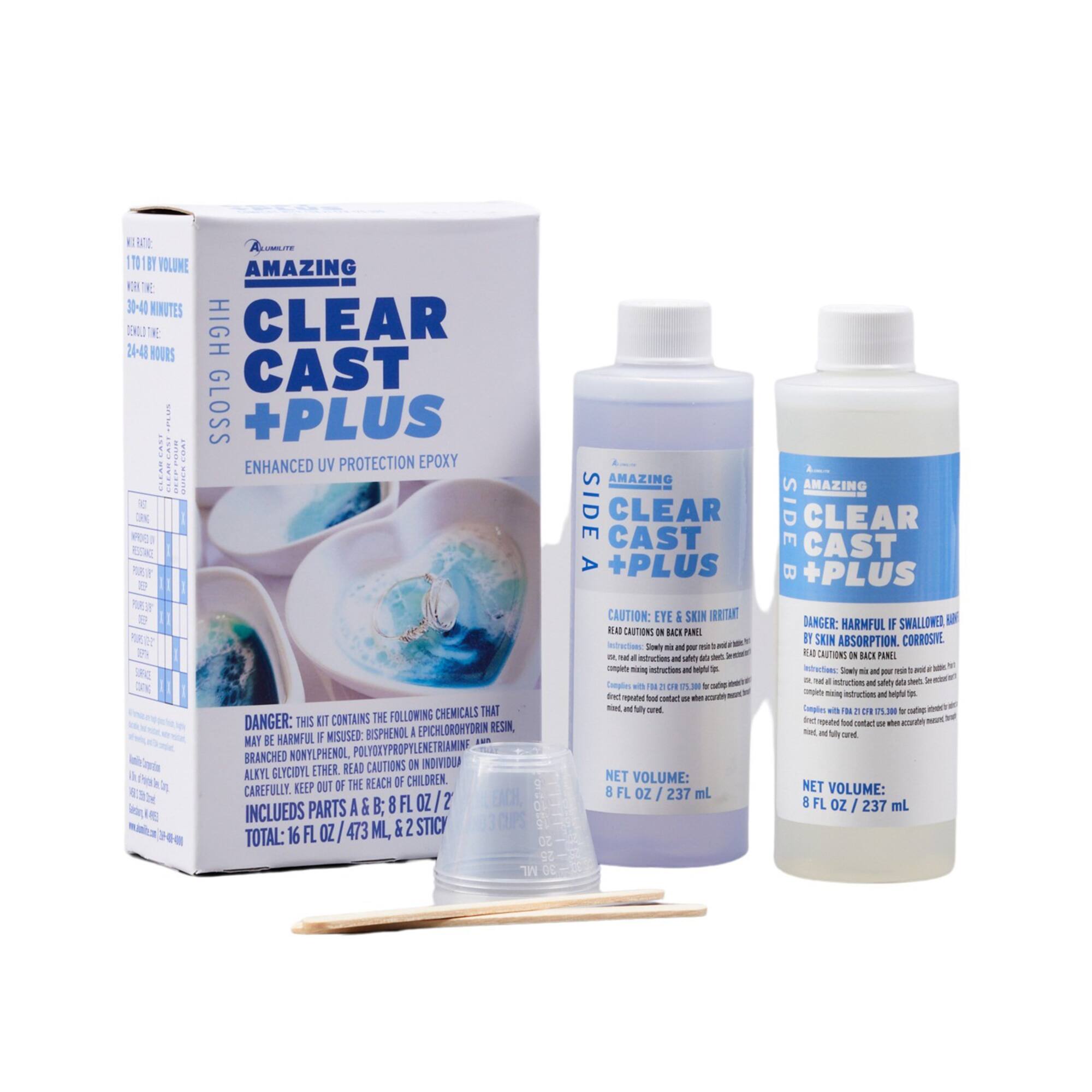 8 Pack: Alumilite™ 16oz. High Gloss Amazing Clear Cast +Plus